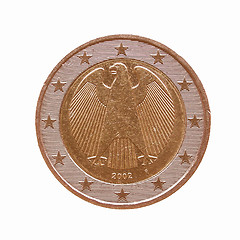 Image showing  Coin isolated vintage