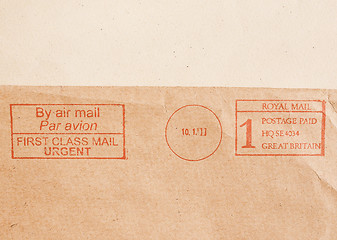 Image showing  Postage meter vintage