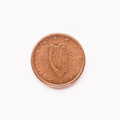 Image showing  Irish 1 cent coin vintage