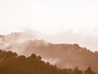 Image showing Retro looking Stormy weather