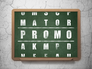 Image showing Advertising concept: Promo in Crossword Puzzle