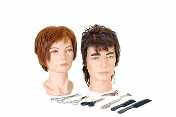 Image showing Modeling heads