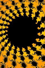 Image showing Dark Yellow Fractal