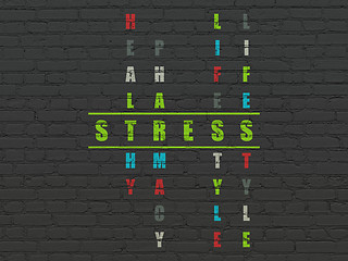 Image showing Healthcare concept: Stress in Crossword Puzzle