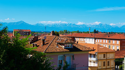 Image showing View of the traditional Italian village