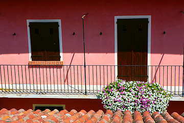 Image showing View of the traditional Italian village