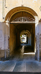 Image showing pictorial streets of old italian villages