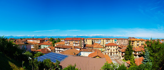 Image showing View of the traditional Italian village