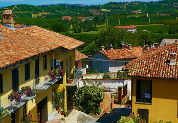 Image showing medieval old town Italy