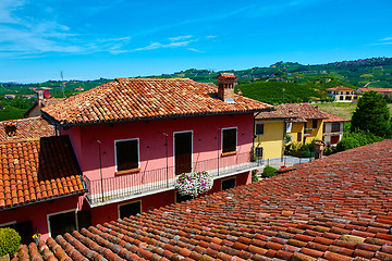 Image showing View of the traditional Italian village