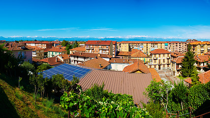 Image showing View of the traditional Italian village