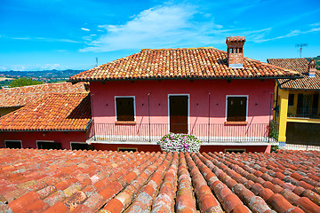 Image showing View of the traditional Italian village