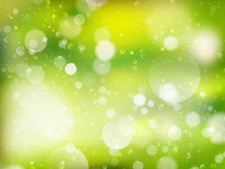 Image showing Spring Bokeh background. EPS 10