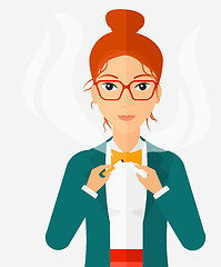 Image showing Woman quit smoking.