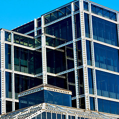 Image showing windows in the city of london home and office   skyscraper  buil