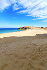 Image showing white coast lanzarote  spain  people 