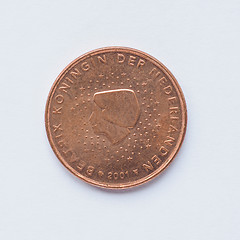 Image showing Dutch 5 cent coin