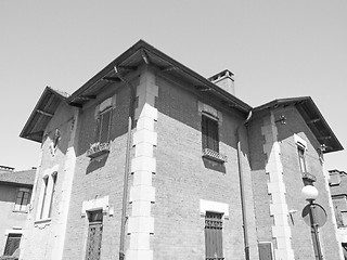 Image showing Black and white Villaggio Leumann
