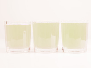 Image showing  Green apple juice vintage