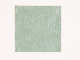 Image showing  Green rubber linoleum sample vintage