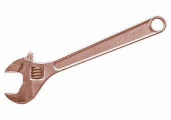 Image showing  Wrench spanner vintage