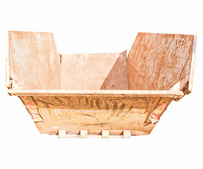 Image showing  Dumper for debris vintage