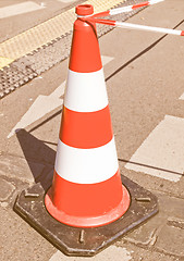 Image showing  Traffic cone vintage