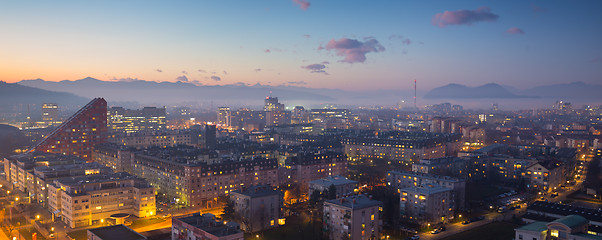 Image showing Panorama of Ljubljana, Slovenia, Europe.