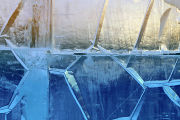 Image showing  icicles from  ice