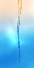 Image showing  icicles from  ice