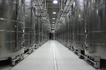 Image showing Wine cisterns