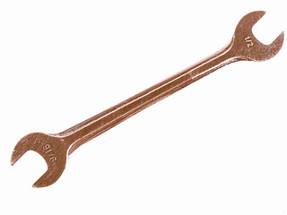 Image showing  Wrench spanner vintage