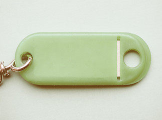 Image showing  Green keyring vintage