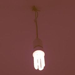 Image showing  Fluorescentbulb vintage