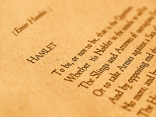 Image showing  William Shakespeare Hamlet vintage