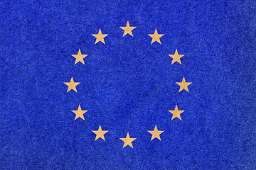 Image showing Flag of Europe