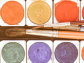 Image showing  Painting tools vintage