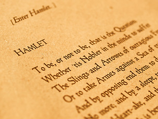 Image showing  William Shakespeare Hamlet vintage
