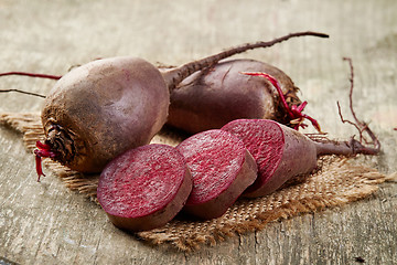 Image showing Sliced beet roots 