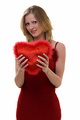 Image showing heart in her hands