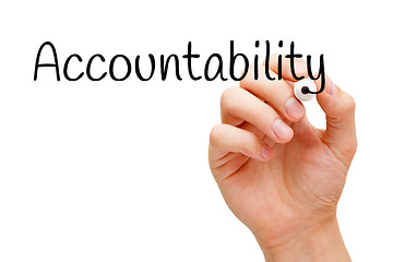 Image showing Accountability Black Marker