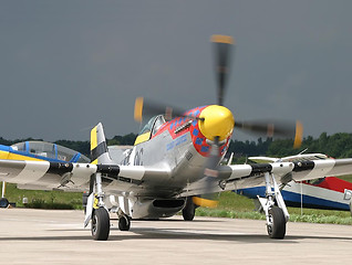 Image showing Mustang takeoff