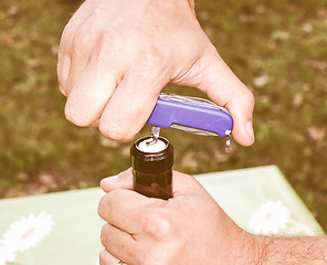 Image showing  Bottle opening vintage