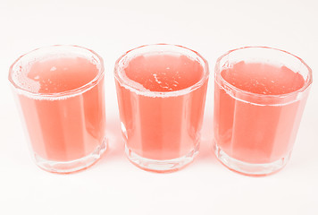 Image showing  Pink grapefruit saft vintage