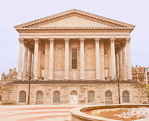 Image showing Retro looking Birmingham Town Hall