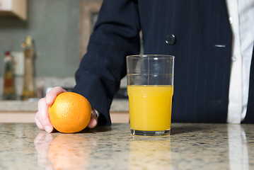 Image showing Light breakfast