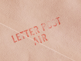 Image showing  Letter post air vintage