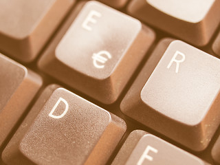 Image showing  Computer keyboard vintage