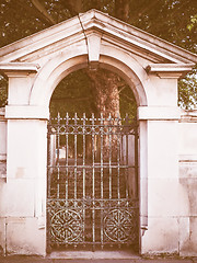 Image showing  Old gate vintage
