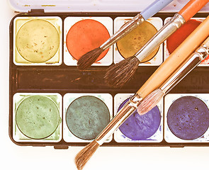 Image showing  Painting tools vintage